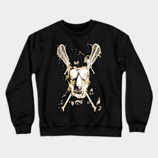 LAX Skull, Lacrosse, Sport, Skeleton Crewneck Sweatshirt